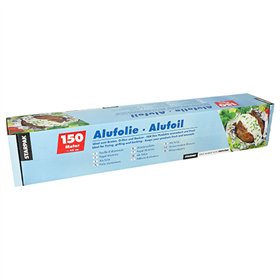 Aluminiumfolie 150 m x 45cm in dispenser doos - Horecavoordeel.com