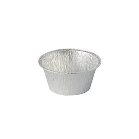Schalen Aluminium rond 120ml Ø 8,5cm x 3,9cm