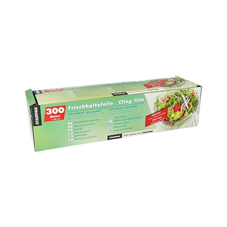 Catering- Cling Folie PVC Dispenserdoos 300 m x 300mm - Horecavoordeel.com