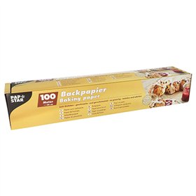 Bakpapier 100 m x 38cm Bruin in dispenser doos - Horecavoordeel.com