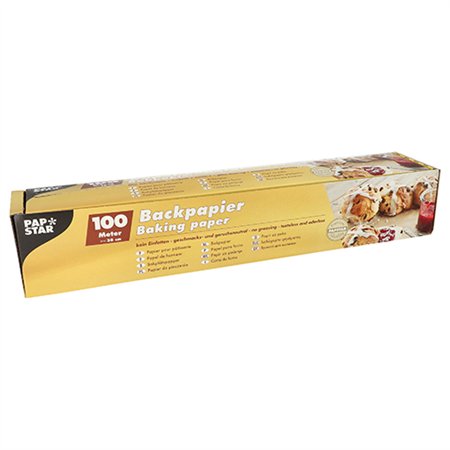 Bakpapier 100 m x 38cm Bruin in dispenser doos
