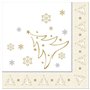 Servetten ROYAL Collection 1/4 vouw 40cm x 40cm Goud X-Mas Elegance