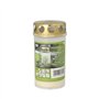 Olielampen T3 100 % plantaardig vet Ø 6,5cm x 12,5cm Wit Transparant met gouden deksel