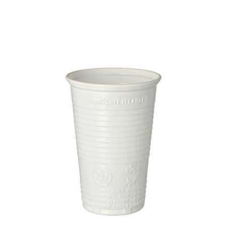 Drinkbekers PP 0,2 l Ø 7,03cm x 9,9cm Wit