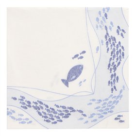 Servetten ROYAL Collection 1/4 vouw 40cm x 40cm Fish