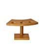 Plateau bamboe 9cm x 16cm x 7,6cm voor 3 amuse cones
