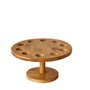 Plateau bamboe rond Ø 18cm x 9cm voor 10 amuse cones