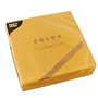 Servetten 2-laags PUNTO 1/4 vouw 38cm x 38cm Geel micro reliëf - Horecavoordeel.com