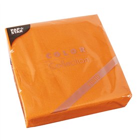 Servetten 2-laags PUNTO 1/4 vouw 38cm x 38cm Nectarine micro reliëf - Horecavoordeel.com