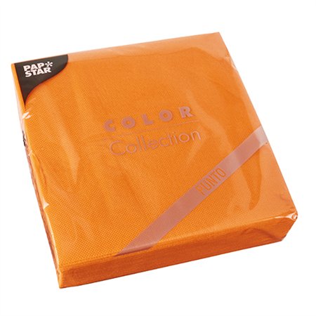 Servetten 2-laags PUNTO 1/4 vouw 38cm x 38cm Nectarine micro reliëf