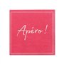 Servetten 3-laags 1/4 vouw 25cm x 25cm Fuchsia Apero