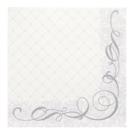 Servetten ROYAL Collection 1/4 vouw 40cm x 40cm Zilver Megan