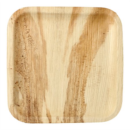 Borden Palmblad Pure vierkant 25,5cm x 25,5cm x 1,5cm