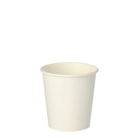 Kartonnen drinkbekers voor koude dranken 0,1 l Ø 6,25cm x 6,3cm Wit - Horecavoordeel.com