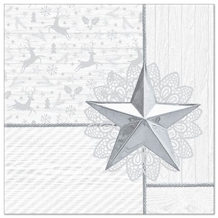 Servetten ROYAL Collection 1/4 vouw 40cm x 40cm Wit Rising Star