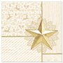 Servetten ROYAL Collection 1/4 vouw 40cm x 40cm Champagne Rising Star