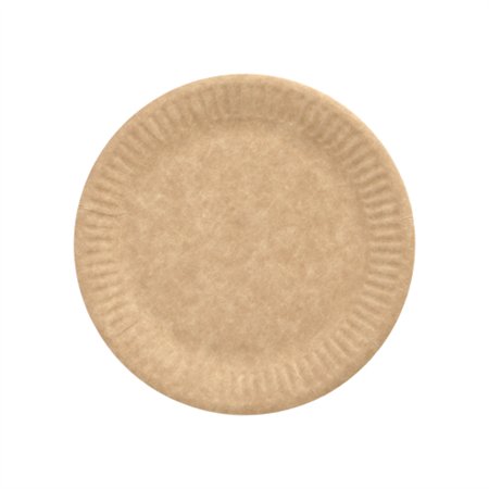 Borden Karton Pure rond Ø 15cm Bruin