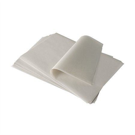Slagers vetvrij Papier Pure rechthoekig 37,5cm x 25cm Wit Palmwas – Coating à 12,5 kg vetwerend