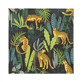 Servetten 3-laags 1/4 vouw 33cm x 33cm Leopard - Horecavoordeel.com