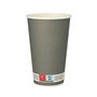 Drinkbekers Karton 0,4 l Ø 9cm x 13,5cm Grijs Beer