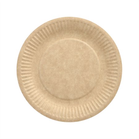 Borden Karton Pure rond Ø 19cm Bruin