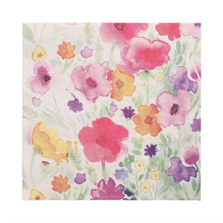 Servetten 3-laags 1/4 vouw 33cm x 33cm Flower Field