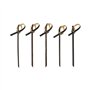 Fingerfood Amuse spiesjes 6cm Zwart Knot