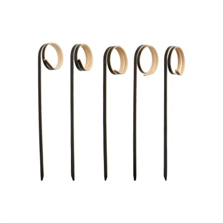 Fingerfood Amuse spiesjes 11cm Zwart Twister