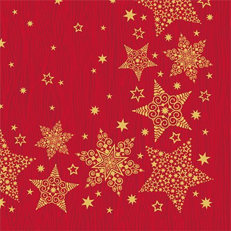 Servetten 3-laags 1/4 vouw 40cm x 40cm Christmas Shine