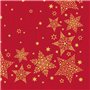 Servetten 3-laags 1/4 vouw 40cm x 40cm Christmas Shine - Horecavoordeel.com