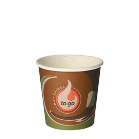 Drinkbekers Karton To Go 0,1 l Ø 6cm x 6cm
