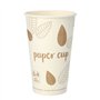 Koffiebekers Pure 400ml Karton Ø 9 x 13,9cm Wit ZERO - Horecavoordeel.com