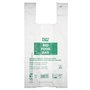 Hemddraagtassen biologisch afbreekbare folie 55cm x 28cm x 20cm Transparant Knot zak op rol