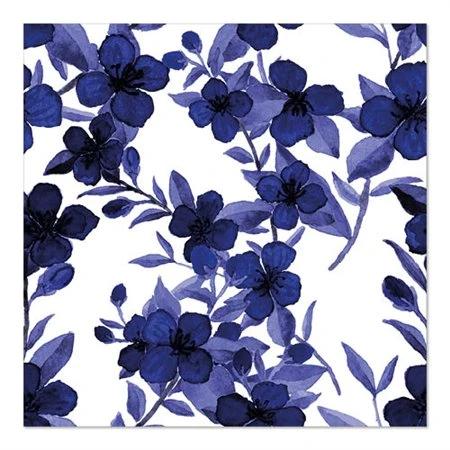 Servetten 3-laags 1/4 vouw 33cm x 33cm Wild Flowers