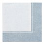 Servetten ROYAL Collection 1/4 vouw 40cm x 40cm arctisch Blauw Linum - Horecavoordeel.com