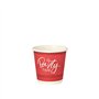 Drinkbekers Karton 5 cl Ø 5cm x 5cm Rood Party Time - Horecavoordeel.com