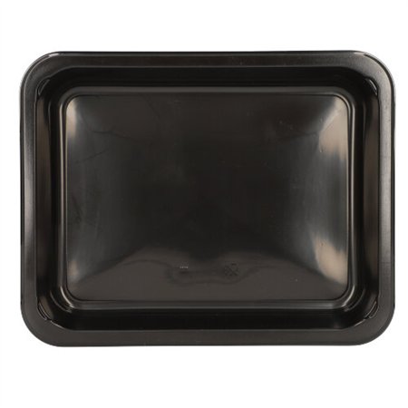 Menuschalen 1-vaks PP 22,7 x 17,8 x 3,2cm Zwart