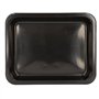 Menuschalen 1-vaks PP 22,7 x 17,8 x 3,2cm Zwart