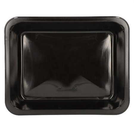 Menuschalen 1-vaks PP 22,7 x 17,8 x 4,9cm Zwart