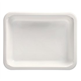 Menuschalen 1-vaks PP 22,7 x 17,8 x 4,9cm Wit - Horecavoordeel.com