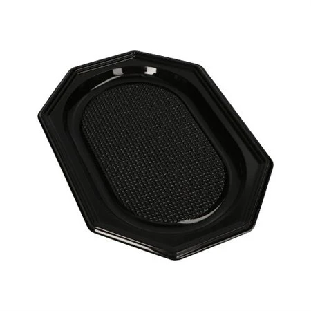 Catering serveerschalen PET 34cm x 25cm Zwart