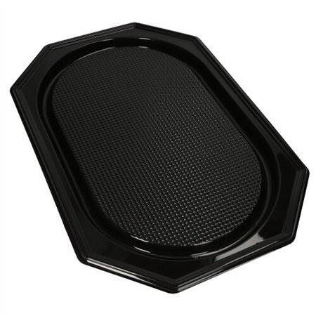 Catering serveerschalen PET 53cm x 35cm Zwart