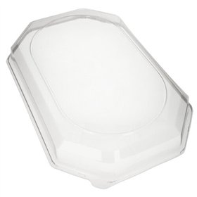 Deksels voor Catering serveerschalen PET 54cm x 35cm x 6,3cm Transparant