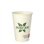 Drinkbekers Karton 0,25 l Ø 8cm x 10,8cm Wit Pure Joy