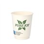 Koffiebekers Pure dubbelwandig 200ml Karton Ø 8 x 9cm Wit Pure Joy