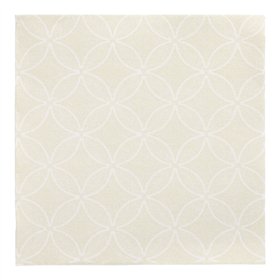 Servetten ROYAL Collection 1/4 vouw 40cm x 40cm Champagne Circle Flowers