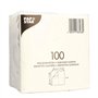 Servetten 1-laags 1/4 vouw 30cm x 30cm Wit