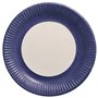 Borden Karton rond Ø 23cm Donkerblauw - Horecavoordeel.com