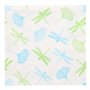 Servetten 3-laags 1/4 vouw 40cm x 40cm Groen Ginko - Horecavoordeel.com