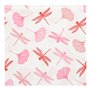 Servetten 3-laags 1/4 vouw 40cm x 40cm Roze Ginko - Horecavoordeel.com